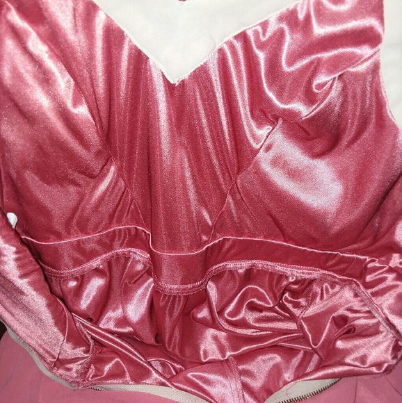 Sz 12 Jr (Juniors) Apricot Dress - Picture 5 of 7